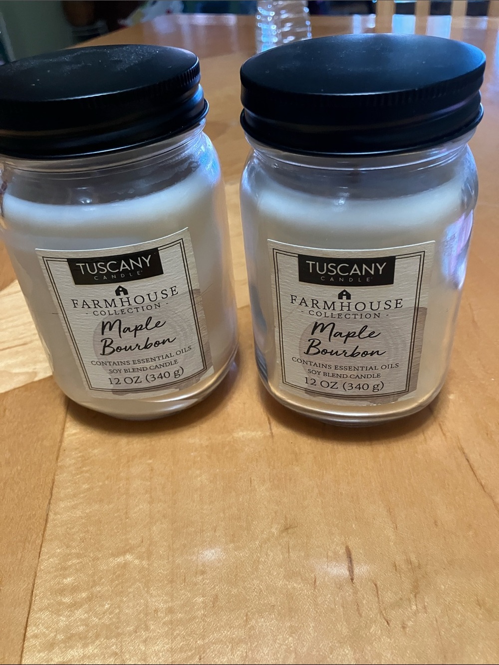 Tuscany Maple Bourbon Candle 2 jars new sealed🔥